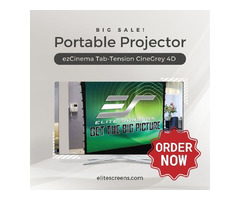 Enhance Your Viewing Experience with a Convenient Pull-Down Projector Screen! | free-classifieds-usa.com - 1