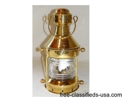Solid Brass Norwegian Anchor Lamp | free-classifieds-usa.com - 1