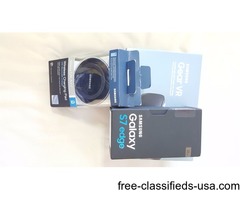 Galaxy S7 edge (Unlocked) - 32GB - Gold Platinum + Wireless Charging Pad + Gear VR | free-classifieds-usa.com - 2