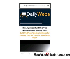 Now Anyone Can Build WordPress Websites and Flip For Huge Profits | free-classifieds-usa.com - 1