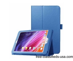 For Iconia One 8 Blue Litchi Texture Horizontal Flip Leather Case with Holder | free-classifieds-usa.com - 1