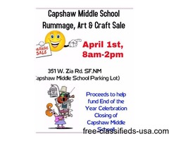 Capshaw Rummage, Arts & Craft Sale | free-classifieds-usa.com - 1