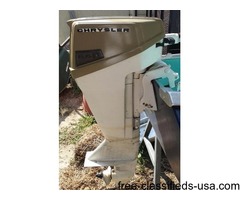 outboard boat motor 6.6 hp chysler runs great | free-classifieds-usa.com - 1
