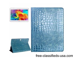 For Tab S 10.5 Blue Crocodile Texture Flip Leather Case with Holder | free-classifieds-usa.com - 1