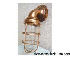 Vintage Brass NAUTICAL BULKHEAD WALL LIGHTS | free-classifieds-usa.com - 1