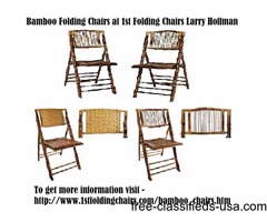 Bamboo Folding Chairs at 1st Folding Chairs Larry Hoffman | free-classifieds-usa.com - 1