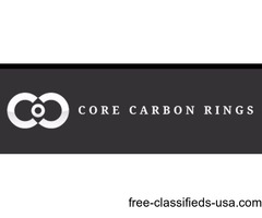 Carbon Fiber Legacy Ring with Diamond Inlay-Gloss Finish | free-classifieds-usa.com - 3