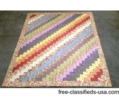 Hand-Made Quilt 51.5"W x 63"L | free-classifieds-usa.com - 1