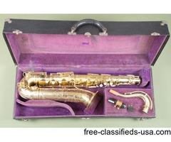 Rudy Wiedoeft's Personal Selmer Model 22 C-Melody Gold Plated Saxophone | free-classifieds-usa.com - 3