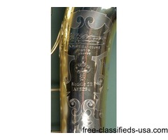 Rudy Wiedoeft's Personal Selmer Model 22 C-Melody Gold Plated Saxophone | free-classifieds-usa.com - 4