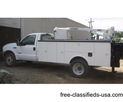 2003 Ford F550 4x4 uutility crane service truck | free-classifieds-usa.com - 1