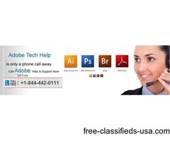 Get all Adobe tech issues fixed easily dial toll free +1-844-442-0111 USA | free-classifieds-usa.com - 2