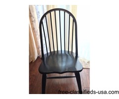 Hi Back Black Windsor Chair | free-classifieds-usa.com - 1
