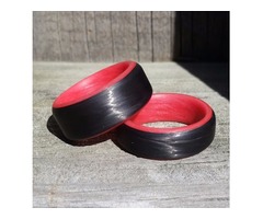 Latest Design Carbon Fiber Glow Ring - Red | free-classifieds-usa.com - 2