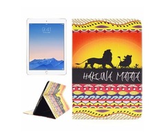 For iPad Air 2/iPad 6 HAKUNA Pattern Leather Case with Holder | free-classifieds-usa.com - 1