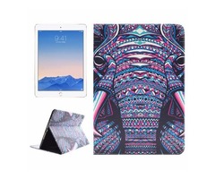 For iPad Air 2/iPad 6 Elephant Pattern Leather Case with Holder | free-classifieds-usa.com - 1