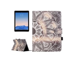 For iPad Air 2/iPad 6 Flower Pattern Flip Leather Case with Holder | free-classifieds-usa.com - 1