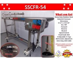 Conveyor SSCFR-54, Stainless Steel Industrial, Food Grade Belt | free-classifieds-usa.com - 1