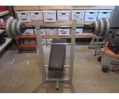 WEIGHT BENCH WITH WEIGHTS | free-classifieds-usa.com - 1