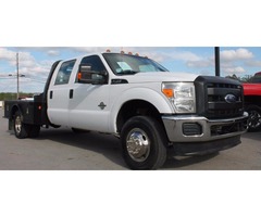 2012 Ford F-350 DRW Crew Cab 4x4 Flatbed Southern POWER STROKE DIESEL | free-classifieds-usa.com - 1
