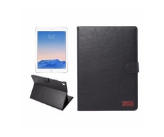 For iPad Pro 9.7" Black Crazy Horse Leather Smart Case with Holder | free-classifieds-usa.com - 1