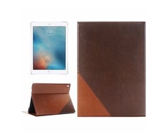 For iPad Pro 9.7" Brown Book Style Leather Case with Holder & Card Slots & Wallet | free-classifieds-usa.com - 1