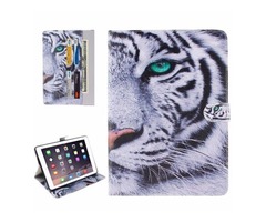 For iPad Pro 9.7" Tiger Pattern Flip Leather Case with Holder, Card Slots | free-classifieds-usa.com - 1