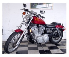 1999 Harley Davidson XL883 Sportster 12,000 miles Candy-Red 99 HD XL 883 | free-classifieds-usa.com - 2