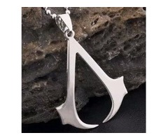 Assassins Creed Necklace Chain Titanium Stainless Steel Pendant | free-classifieds-usa.com - 1