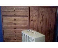 5 piece bedroom oak furniture w queen mattress | free-classifieds-usa.com - 1
