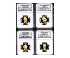 2010-S Presidential Dollar $1. 4 coin set -  NGC PF 70 UC | free-classifieds-usa.com - 2