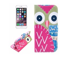 For iPhone 6/6s Owl Leather Case with Holder, Wallet & Card Slots | free-classifieds-usa.com - 1