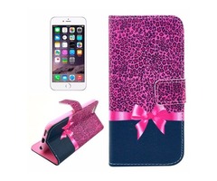 For iPhone 6/6s Bowknot Leather Case with Holder, Wallet & Card Slots | free-classifieds-usa.com - 1