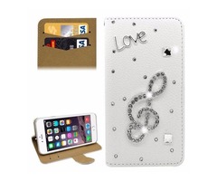 For iPhone 6/6s Diamond Love Leather Case with Holder & Card Slots | free-classifieds-usa.com - 1