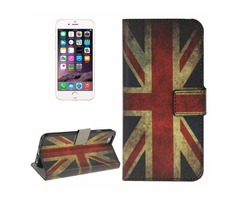 For iPhone 6/6s UK Flag Leather Case with Holder, Wallet & Card Slots | free-classifieds-usa.com - 1