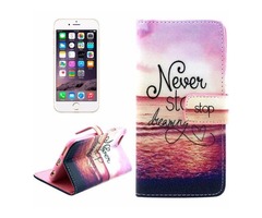 For iPhone 6/6s Cross Hanging Leather Case with Holder, Wallet & Card Slots | free-classifieds-usa.com - 1