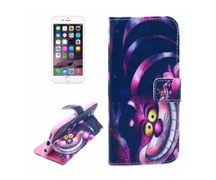 For iPhone 6/6s Cat Pattern Leather Case with Holder, Wallet & Card Slots | free-classifieds-usa.com - 1