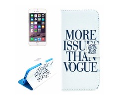 For iPhone 6/6s VOGUE Pattern Leather Case with Holder, Wallet & Card Slots | free-classifieds-usa.com - 1