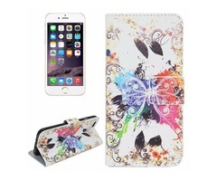 For iPhone 6/6s Butterfly Magnetic Leather Case with Holder, Wallet & Card Slots | free-classifieds-usa.com - 1