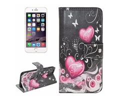 For iPhone 6/6s Heart Magnetic Leather Case with Holder, Wallet & Card Slots | free-classifieds-usa.com - 1