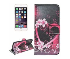 For iPhone 6/6s Heart Magnetic Leather Case with Holder, Wallet & Card Slots | free-classifieds-usa.com - 1
