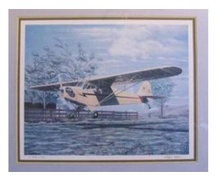 AVIATION Art -- Piper J-3 Cub by Robyn Clark - PERFECT | free-classifieds-usa.com - 1