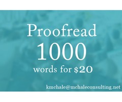 I will professionally proofread and edit any document within 72 hours. | free-classifieds-usa.com - 1