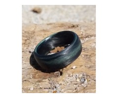 Carbon Fiber Legacy Ring with Diamond Inlay-Matte Finish | free-classifieds-usa.com - 2