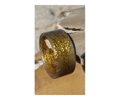 Galaxy Gold Matte Ring | Carbon Fiber Rings | free-classifieds-usa.com - 2