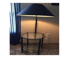 Side table with built in lamp stand | free-classifieds-usa.com - 1