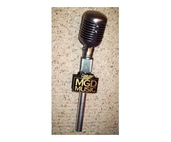 Miller MGD Microphone Figural Tap Handle 12" NMC Never Used | free-classifieds-usa.com - 1