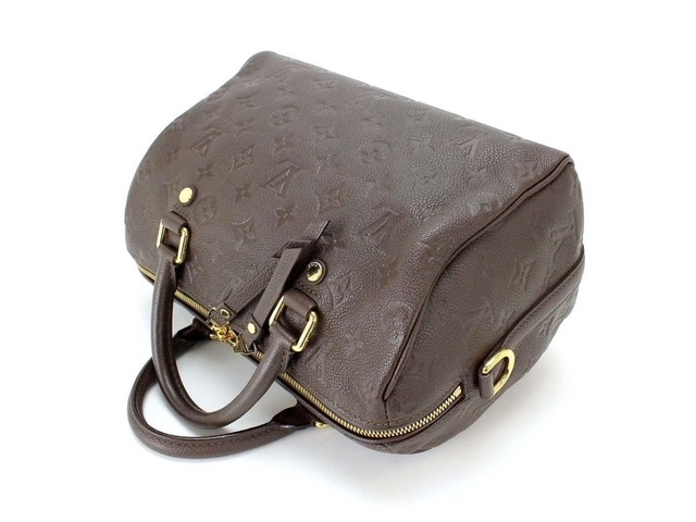 Auth LOUIS VUITTON Speedy Bandolier25 Empreinte Hand Shoulder Bag Terre - Fashion Goods ...