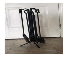 Wrought iron fireplace tool set | free-classifieds-usa.com - 1