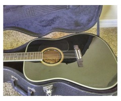 Black Washburn Acoustic Guitar | free-classifieds-usa.com - 2